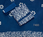 Block Print Elegant Cotton Suit Set - Yanchi